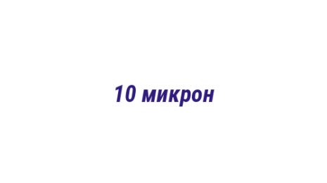 Логотип компании 10 микрон