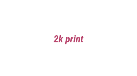 Логотип компании 2k print