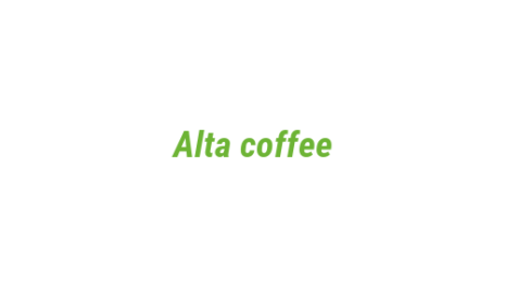 Логотип компании Alta coffee