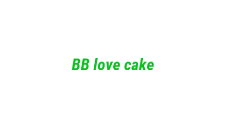 Логотип компании BB love cake