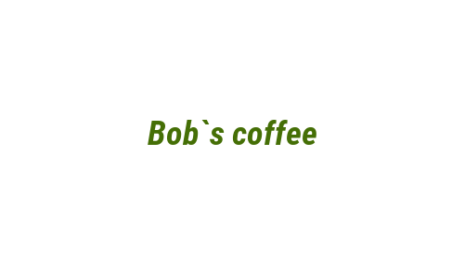 Логотип компании Bob`s coffee