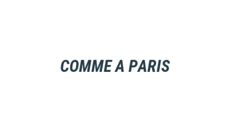 Логотип компании COMME A PARIS